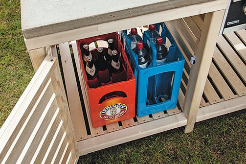 Utekjøkken med smarte detaljer Utekjøkken